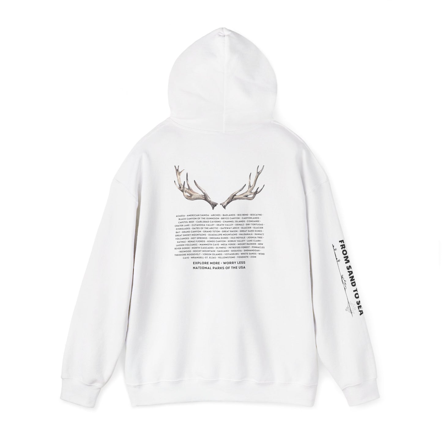 National Parks Hoodie (Black Font)