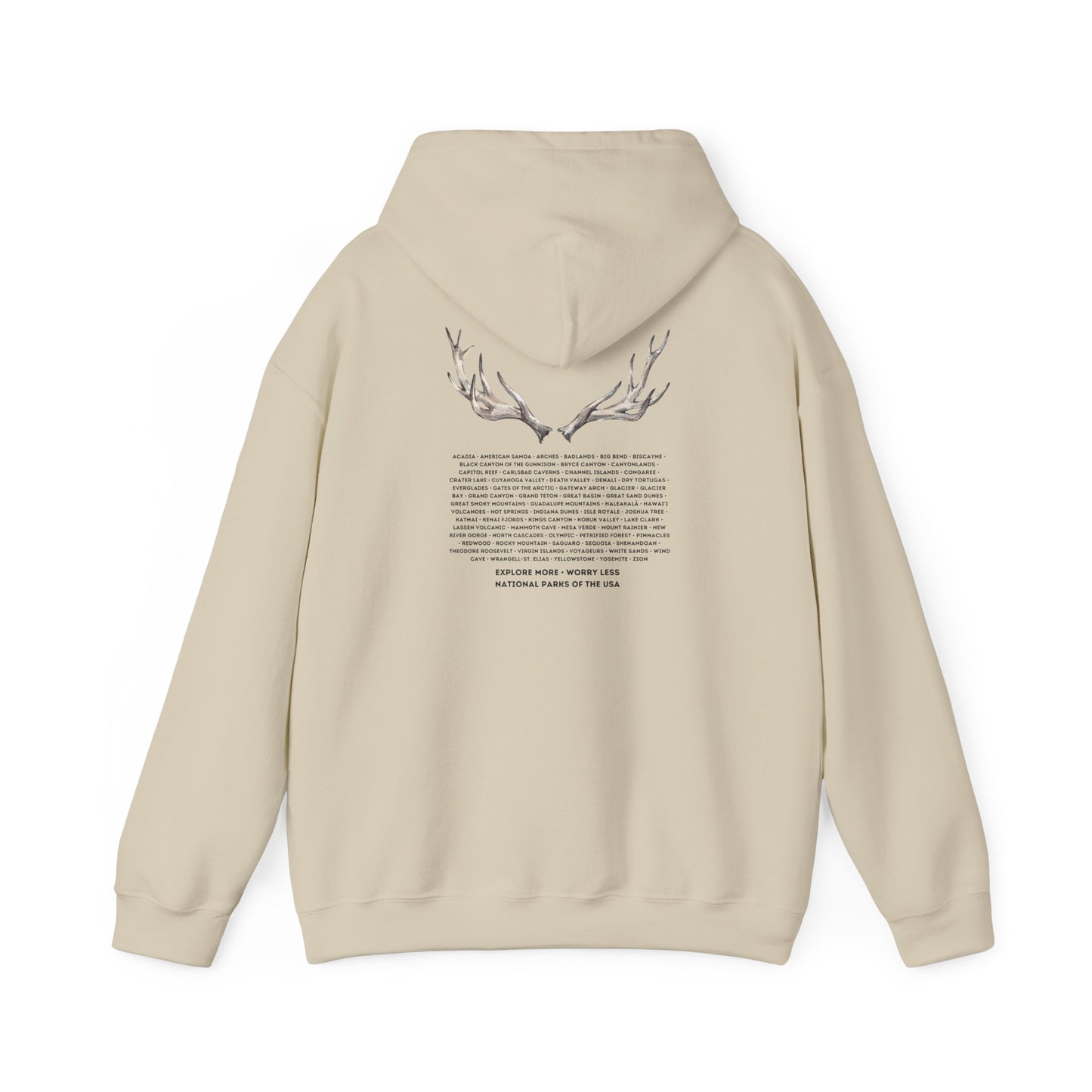 National Parks Hoodie (Black Font)