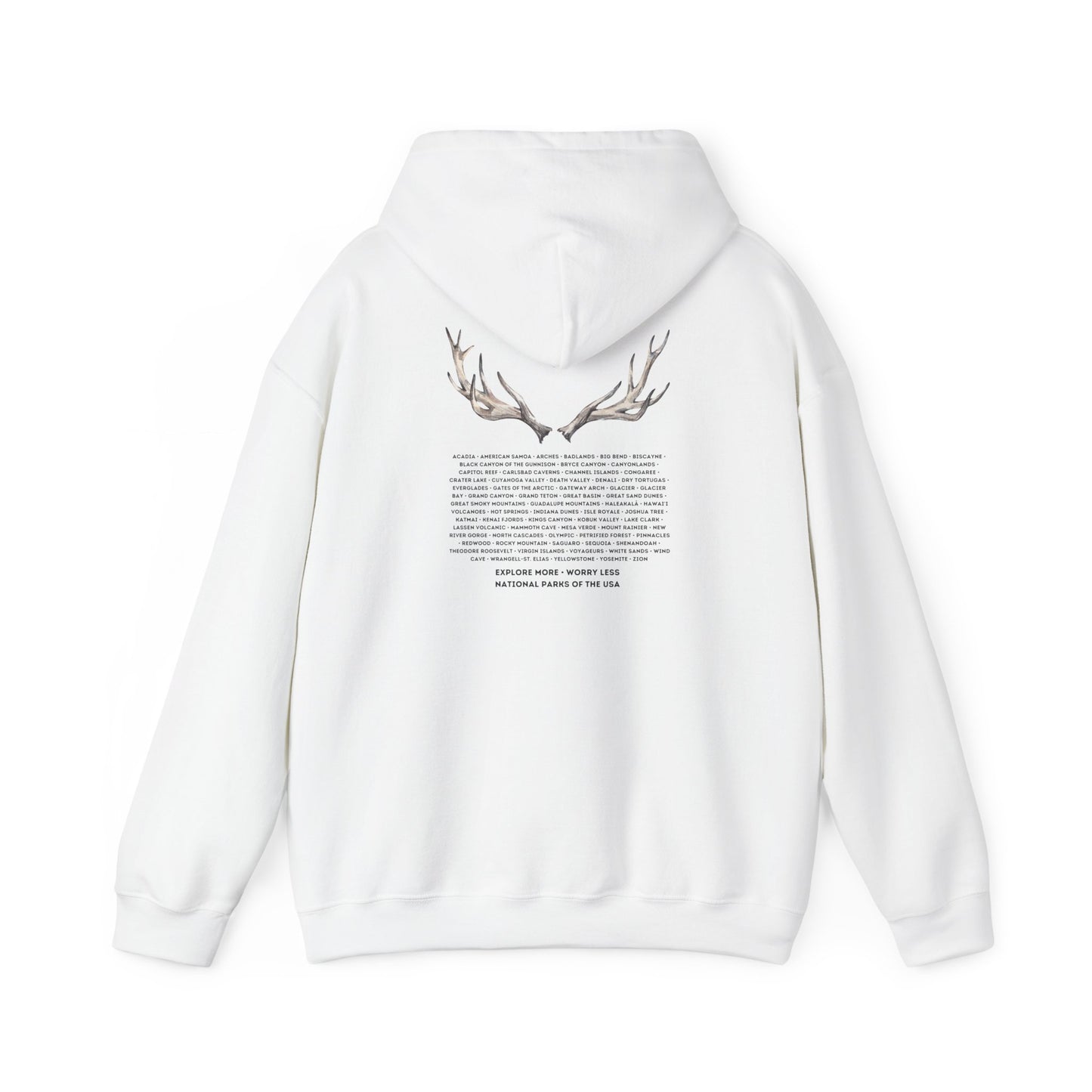 National Parks Hoodie (Black Font)