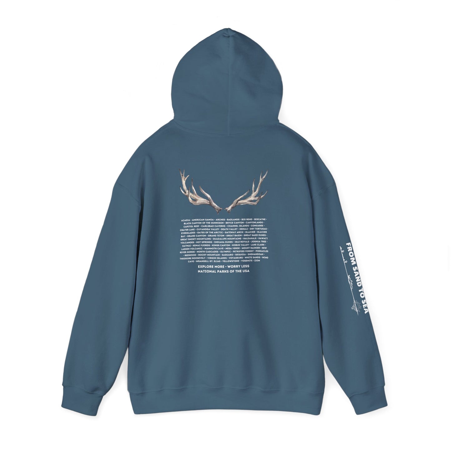 National Parks Hoodie (White Font)