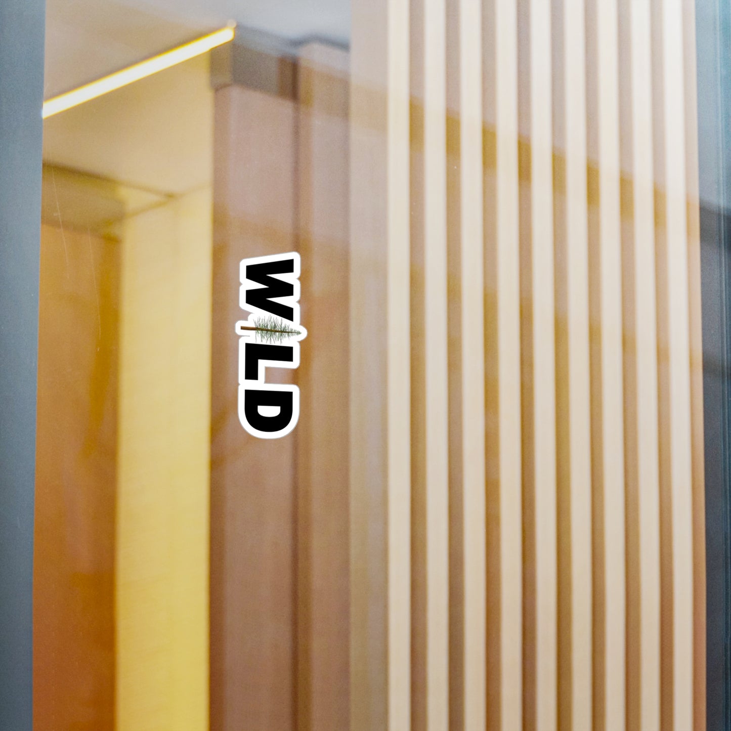 Wild Sticker - White Vinyl