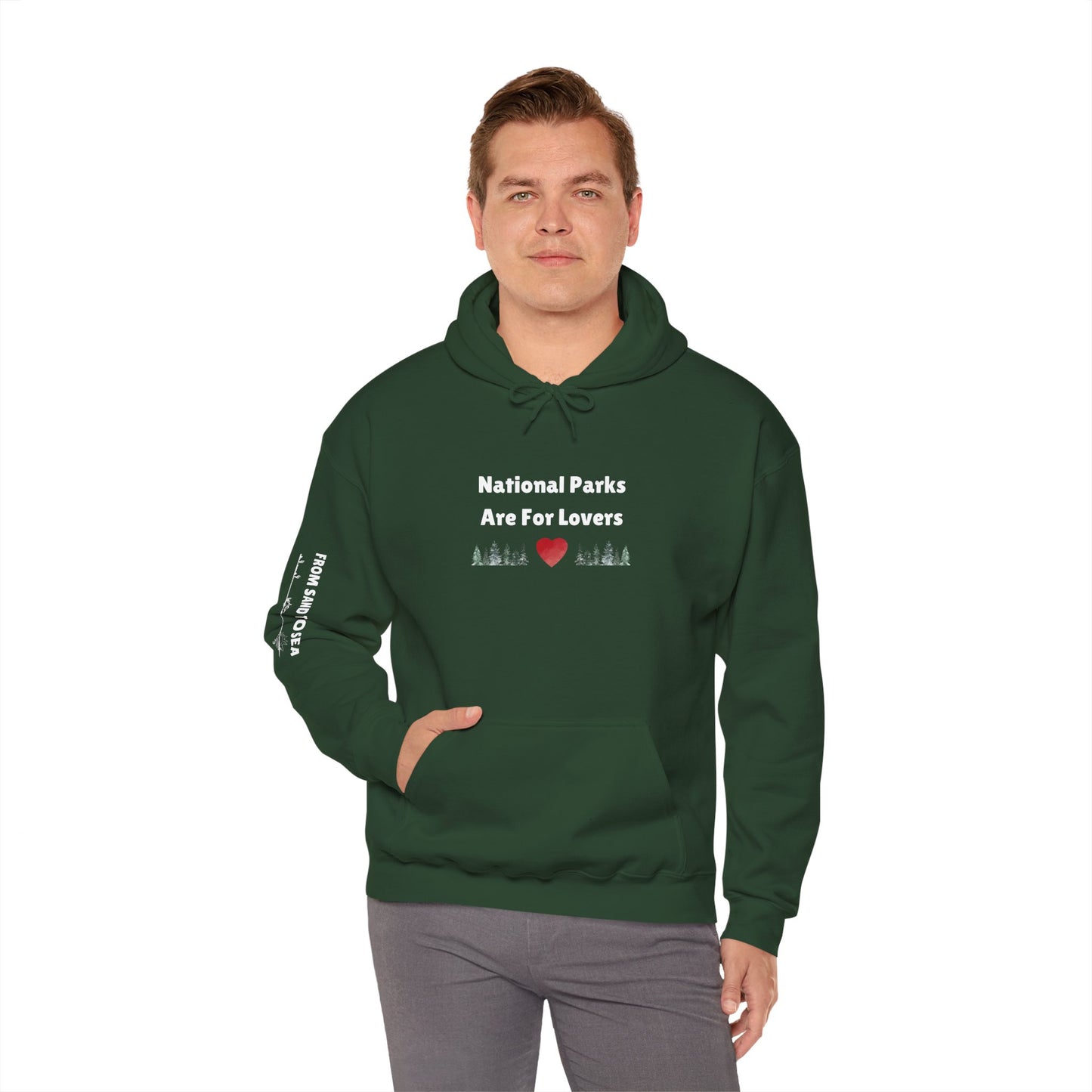 National Parks Hoodie (White Font)