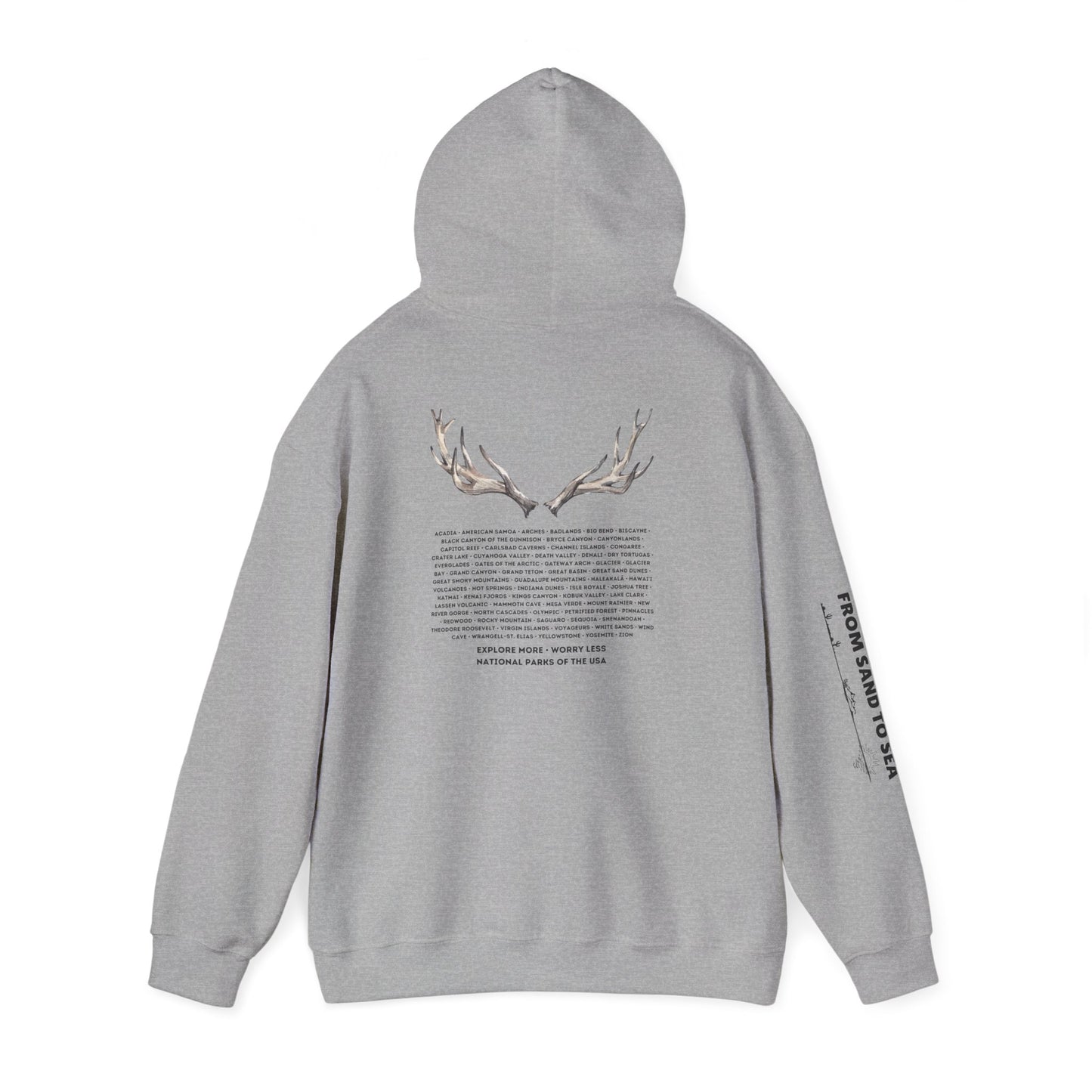 National Parks Hoodie (Black Font)