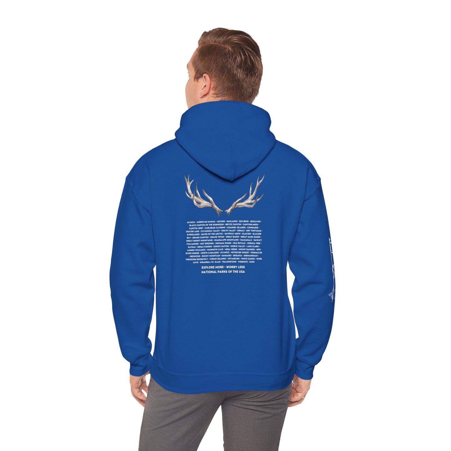 National Parks Hoodie (White Font)