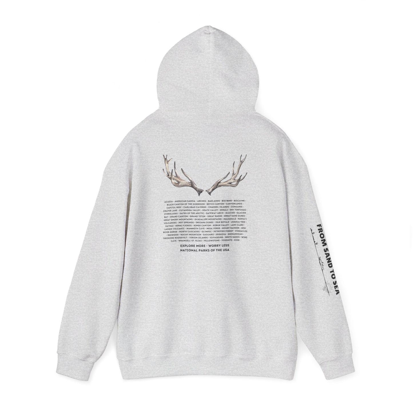 National Parks Hoodie (Black Font)