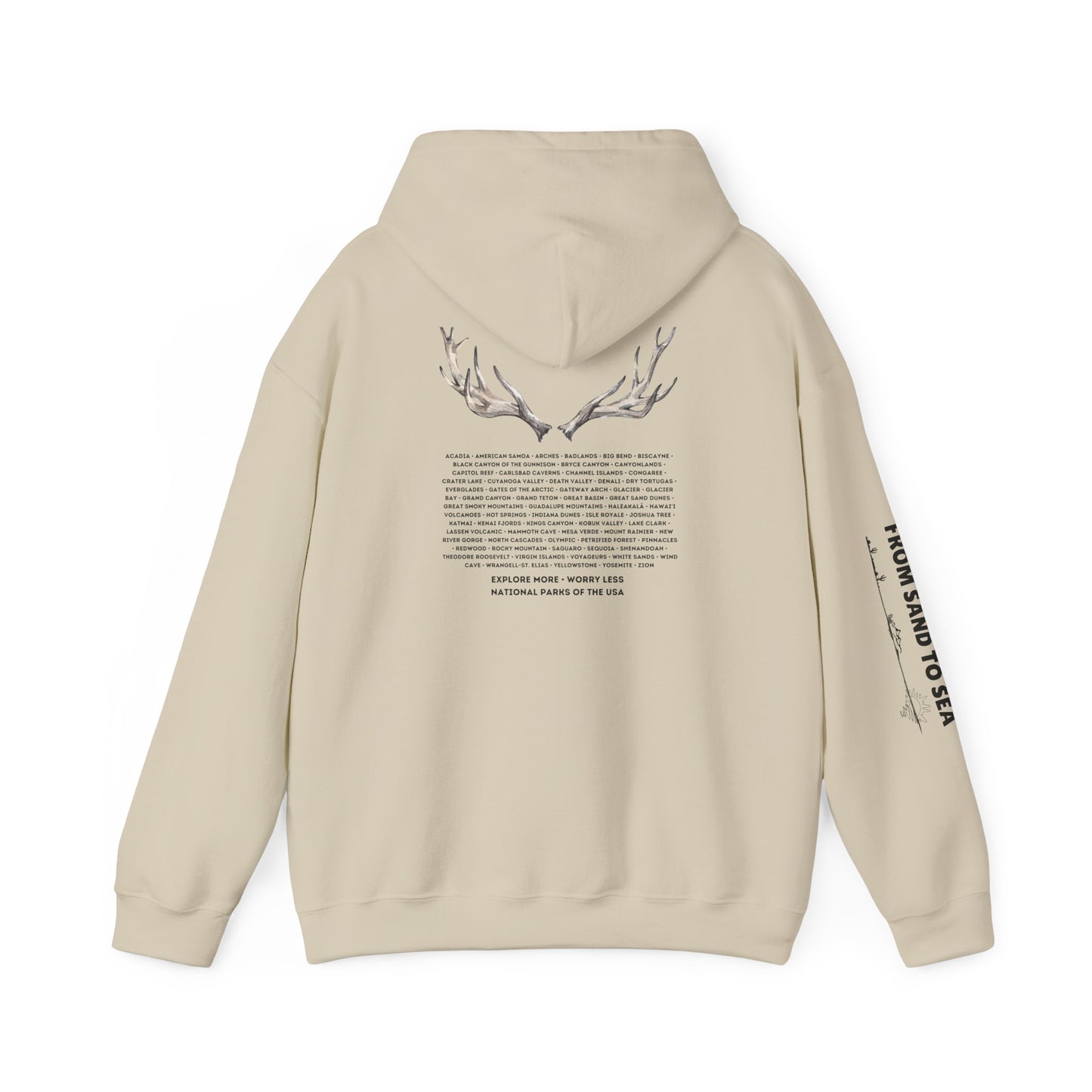 National Parks Hoodie (Black Font)