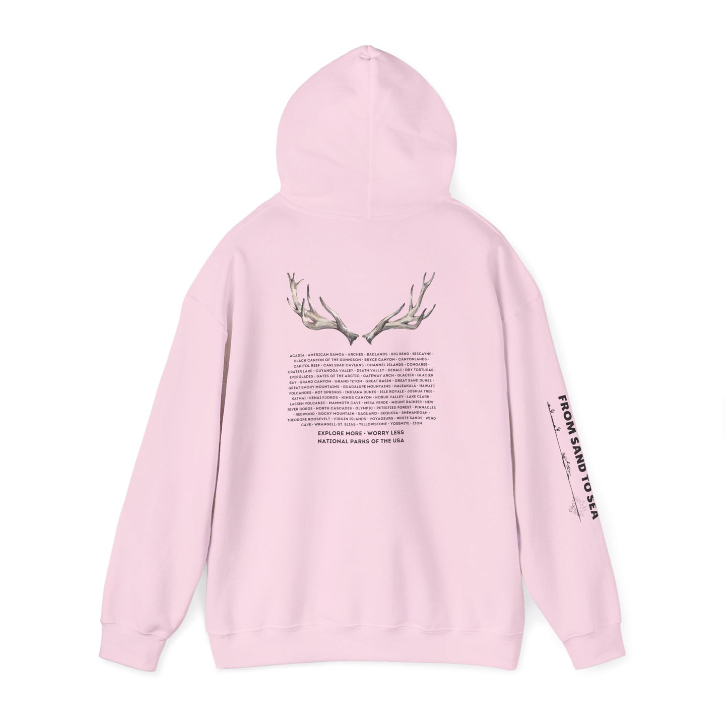 National Parks Hoodie (Black Font)