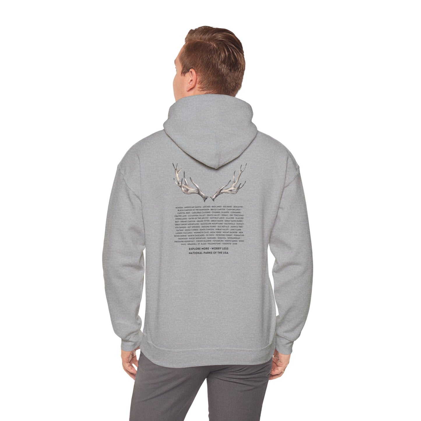 National Parks Hoodie (Black Font)
