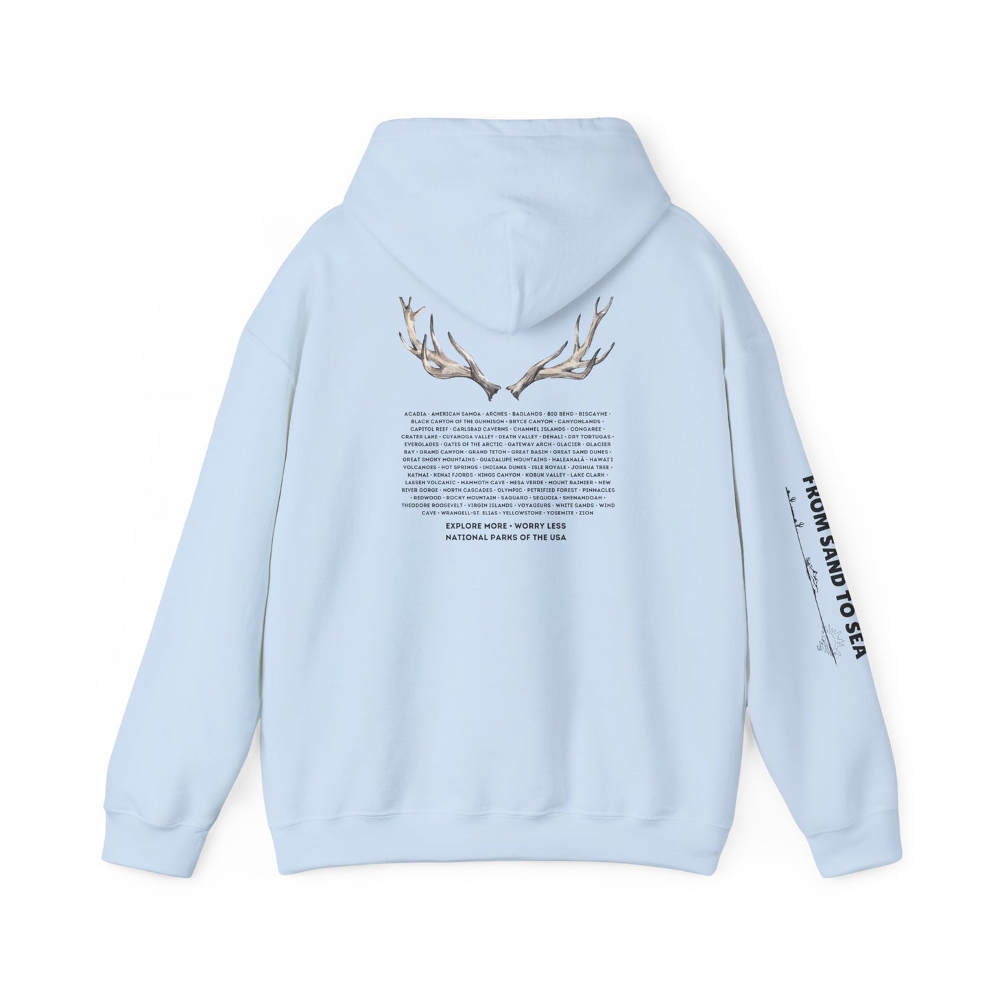 National Parks Hoodie (Black Font)
