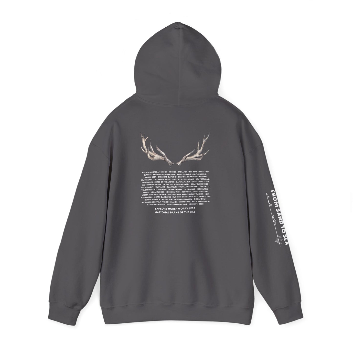 National Parks Hoodie (White Font)