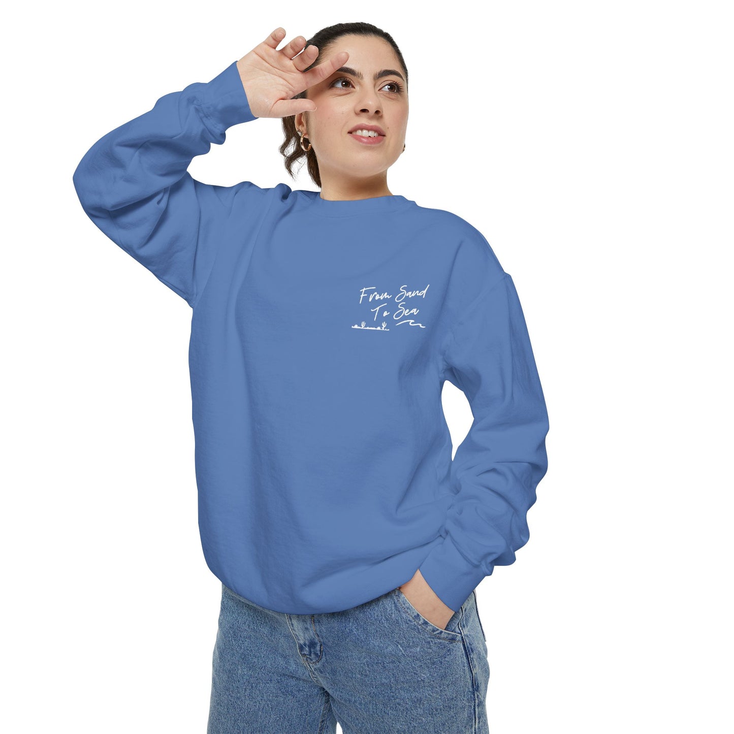 Never Look Back Crew Neck Sweatshirt