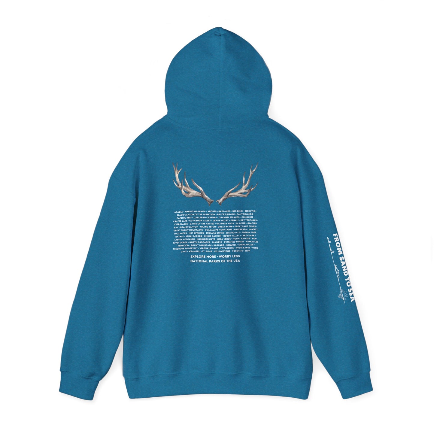 National Parks Hoodie (White Font)