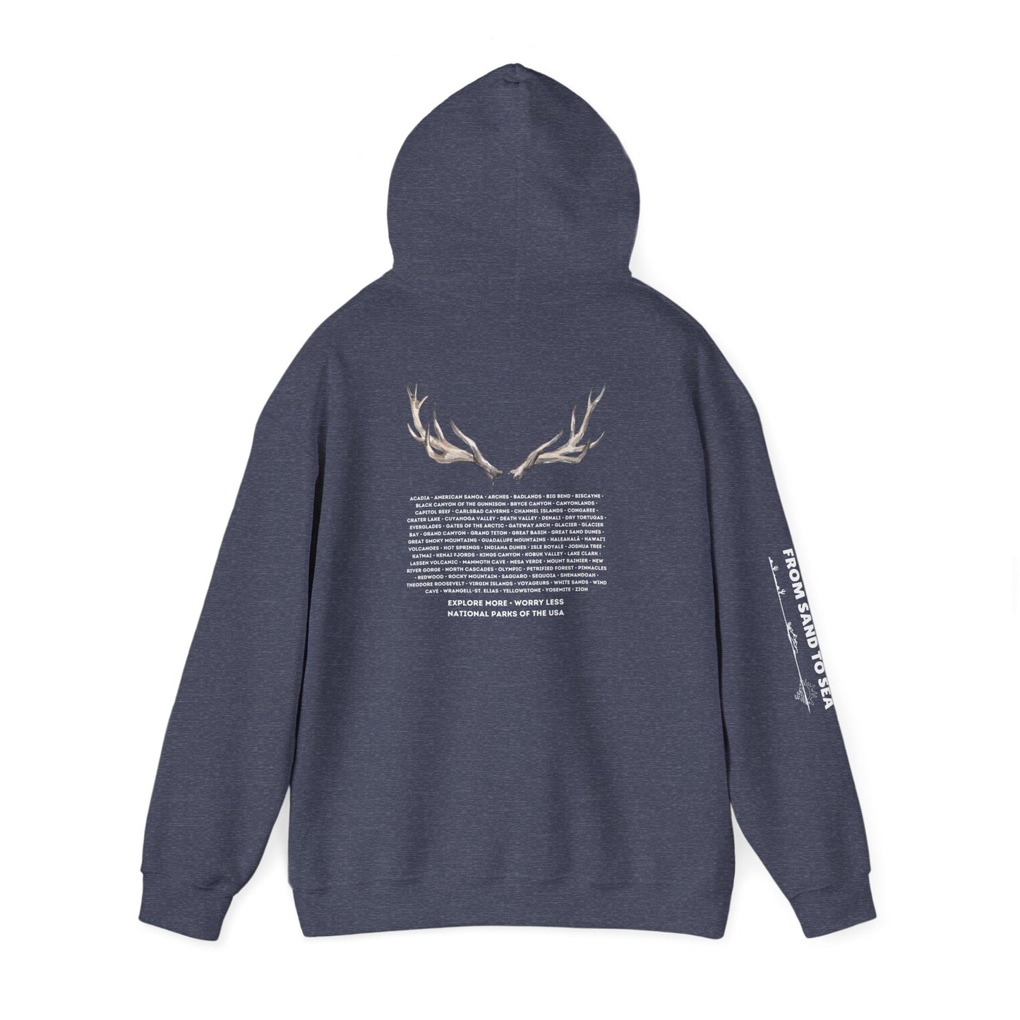 National Parks Hoodie (White Font)