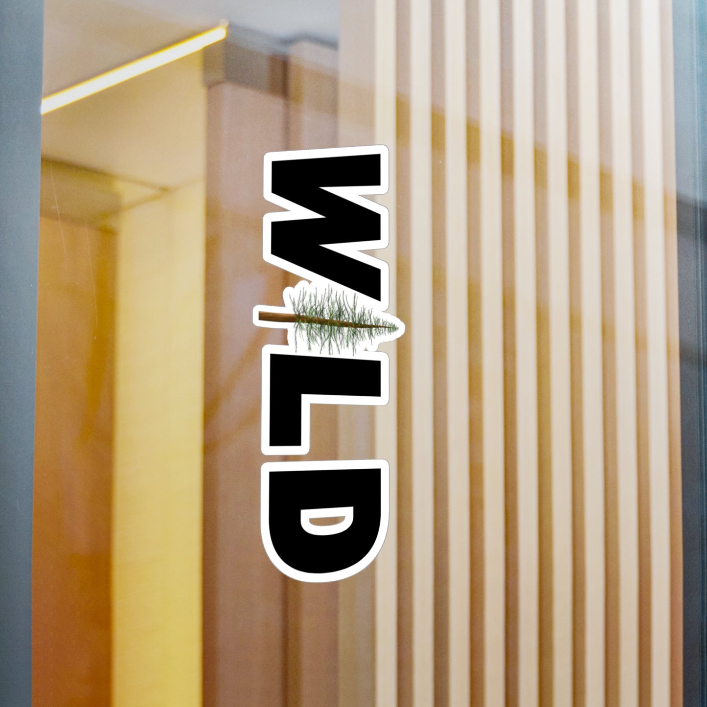 Wild Sticker - White Vinyl
