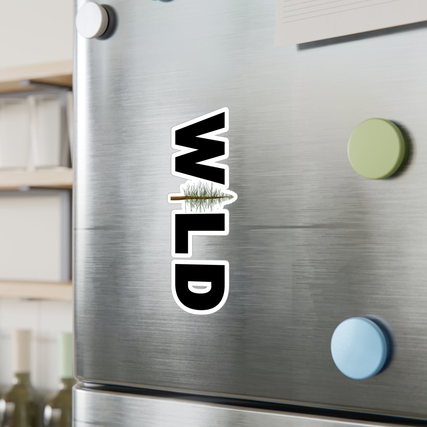 Wild Sticker - White Vinyl
