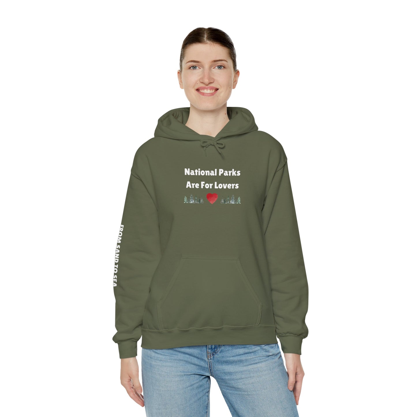 National Parks Hoodie (White Font)