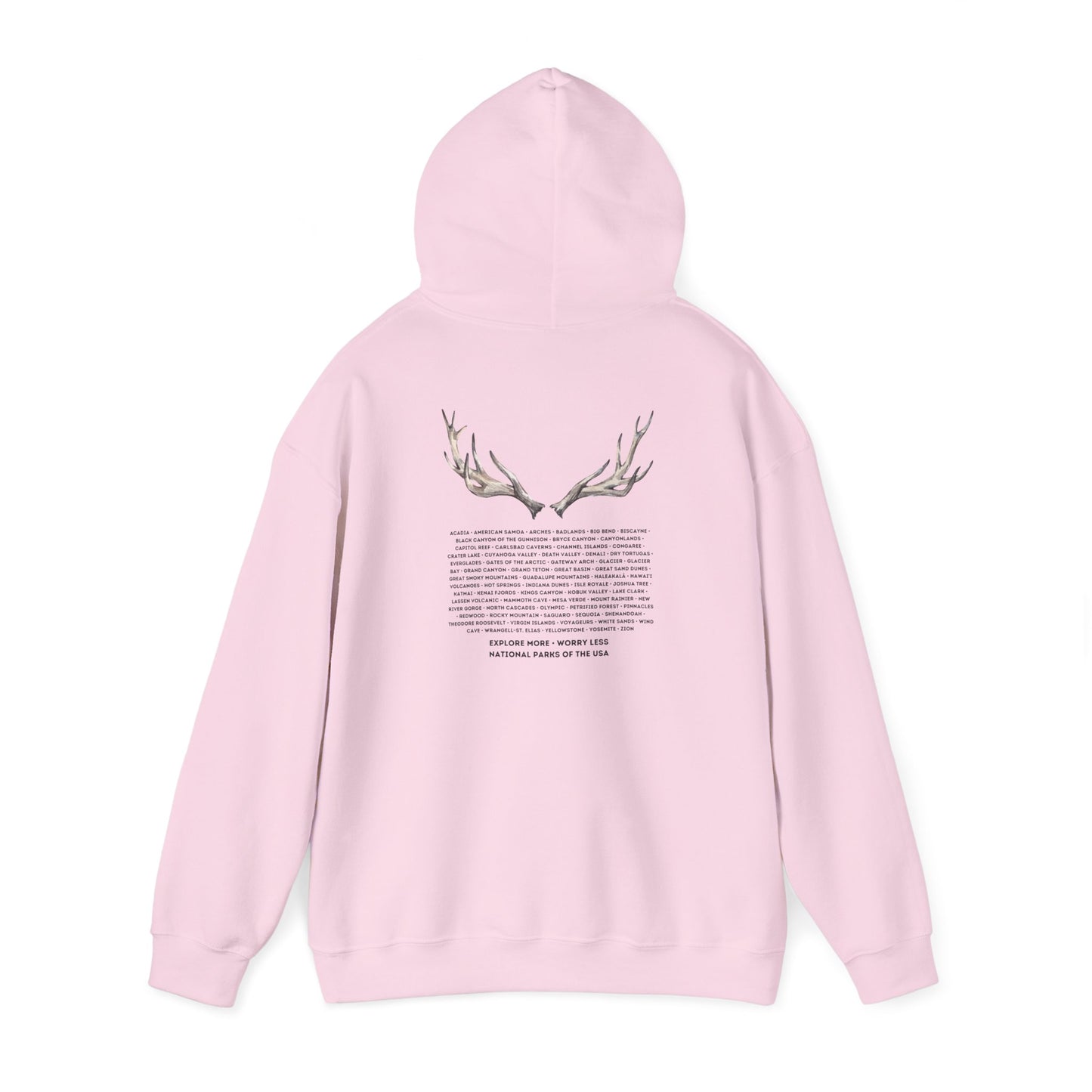 National Parks Hoodie (Black Font)
