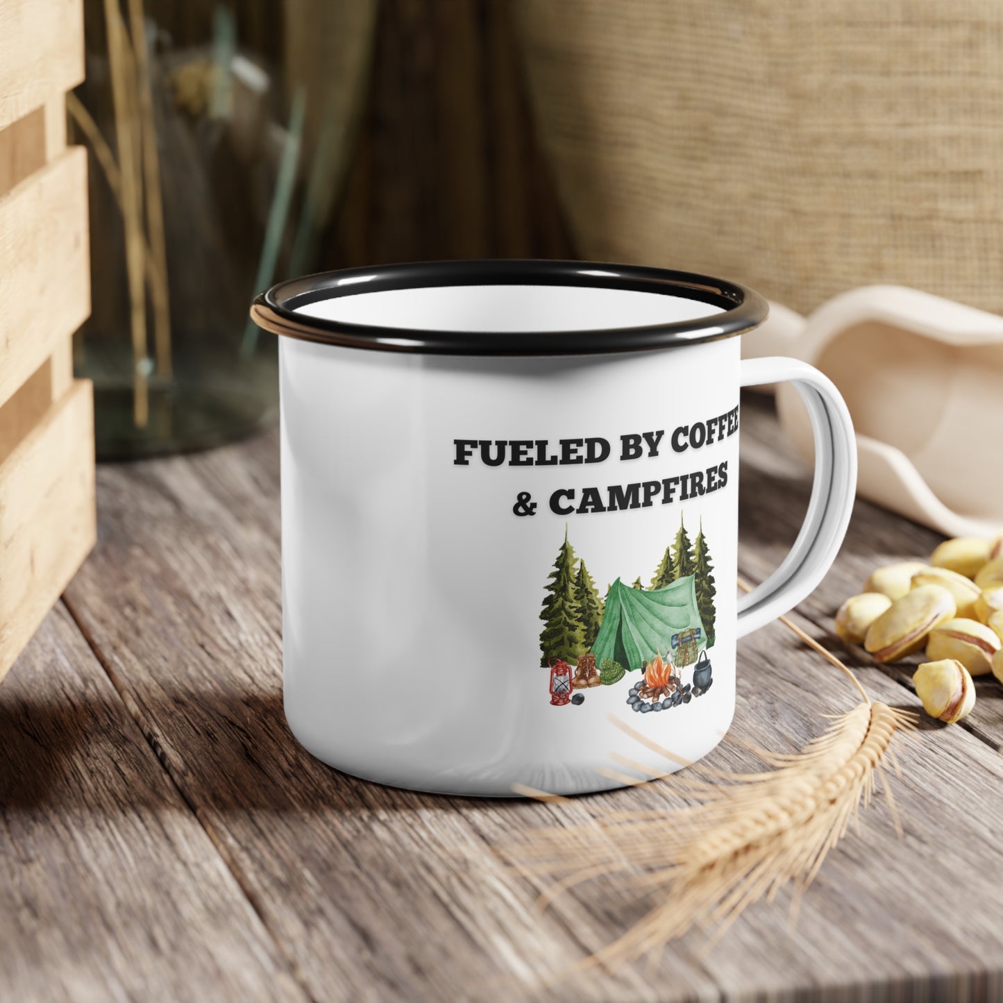 Fueled By Coffee Camp Cup