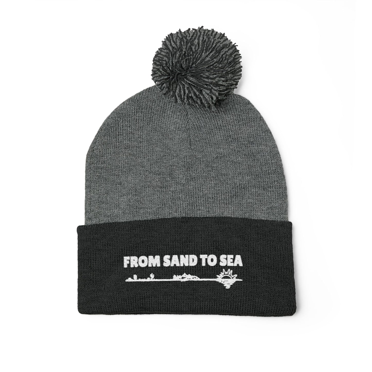 Pom-Pom Knit Beanie