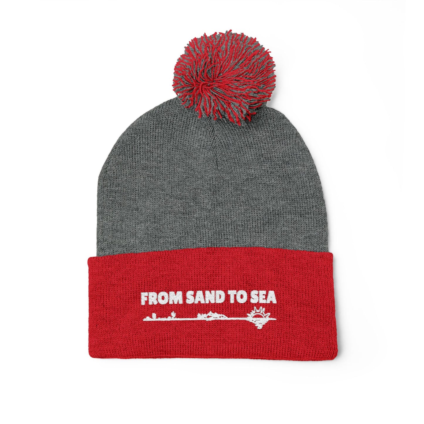 Pom-Pom Knit Beanie