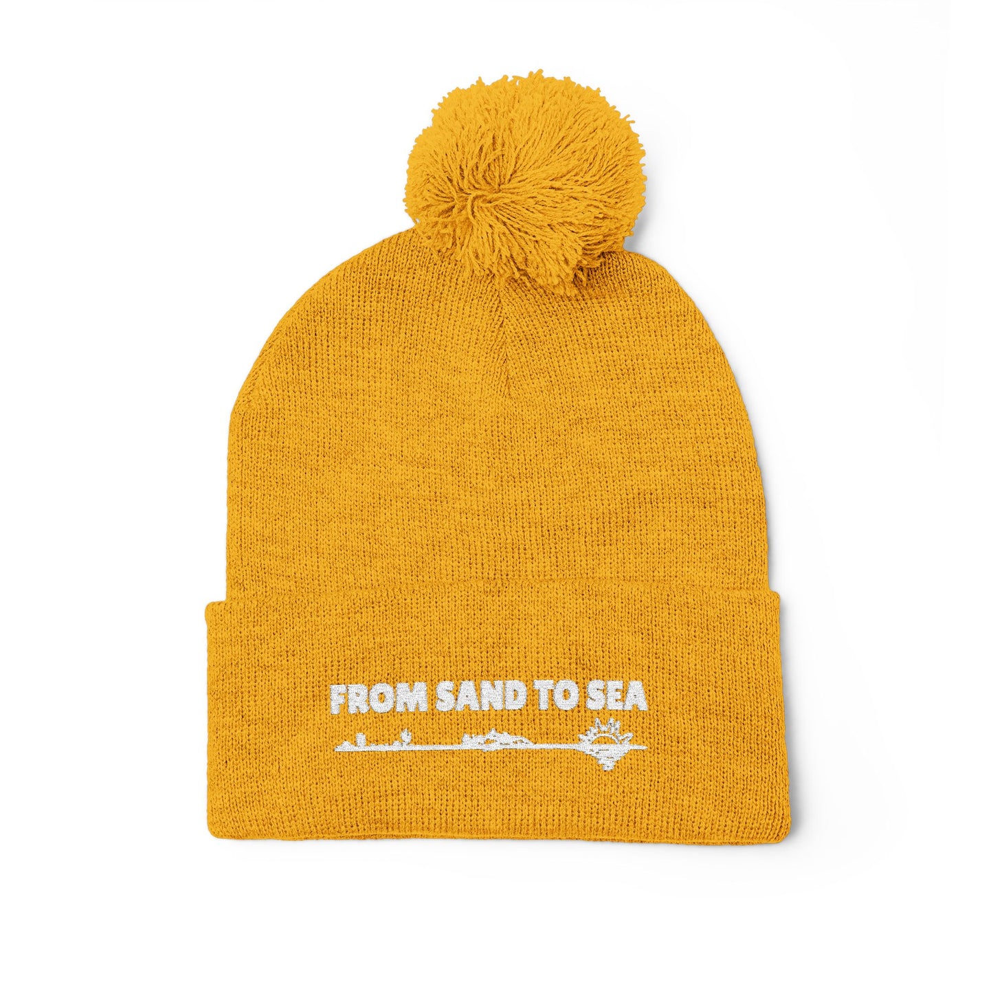 Pom-Pom Knit Beanie