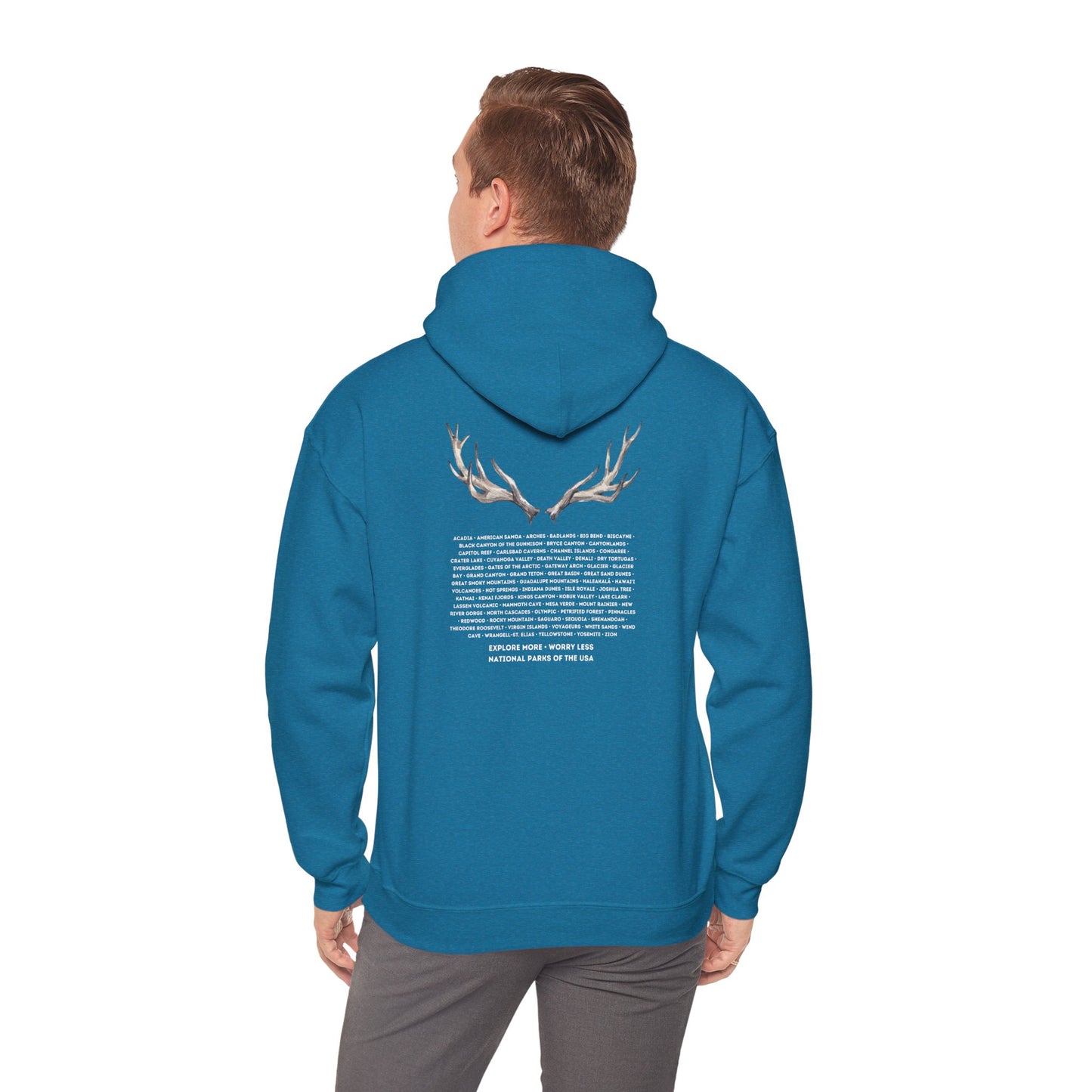 National Parks Hoodie (White Font)