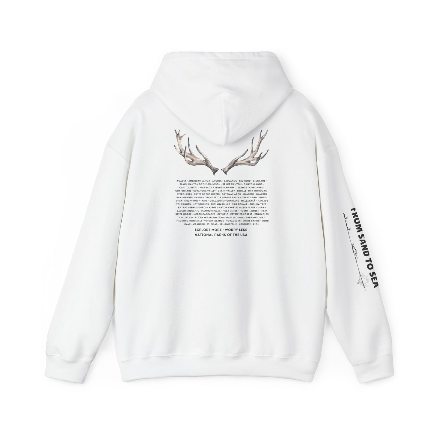 National Parks Hoodie (Black Font)