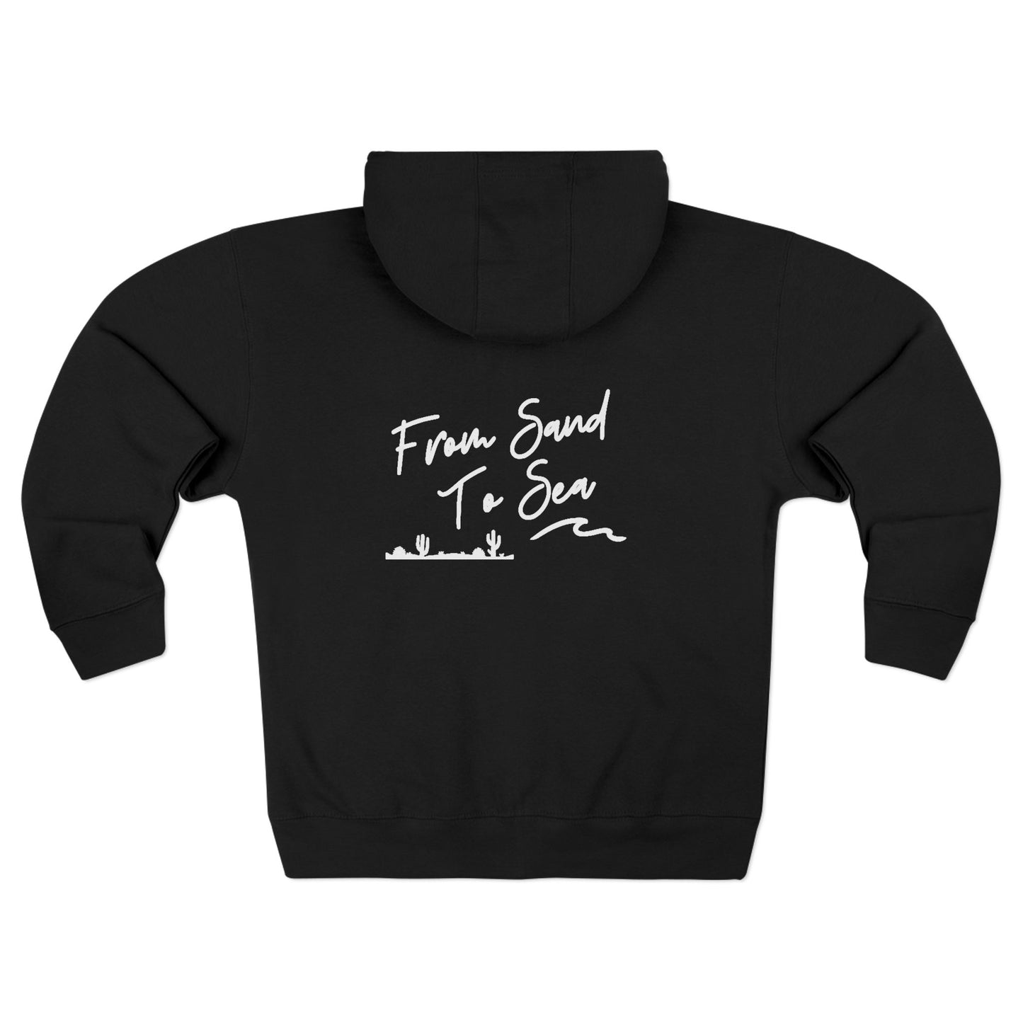 I Exist As I Am Zip Up Sweater
