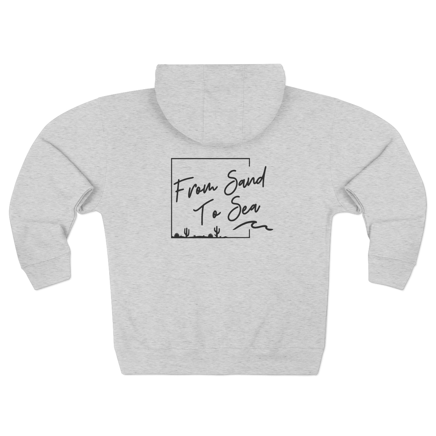 I Exist As I Am Zip Up Sweater