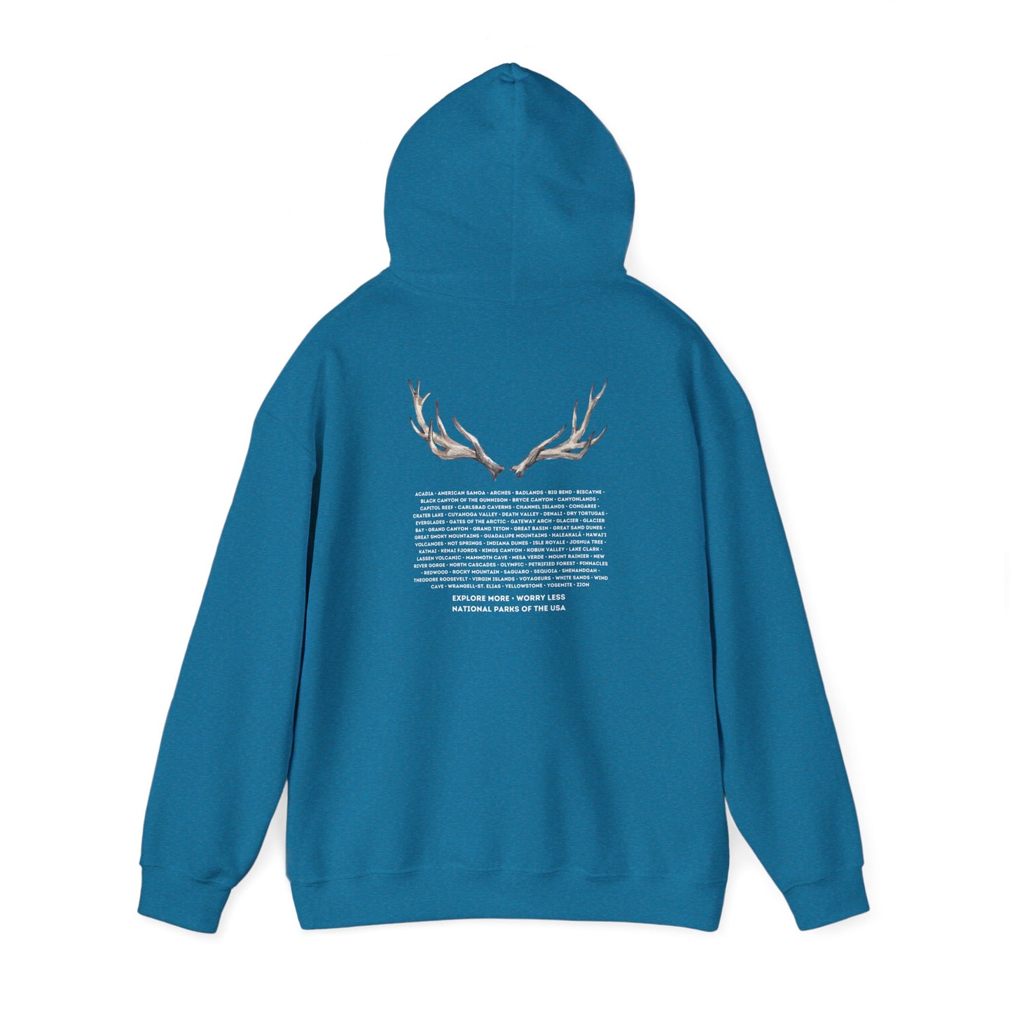 National Parks Hoodie (White Font)
