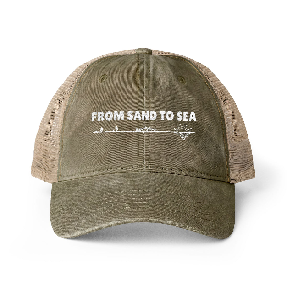 From Sand To Sea Ponytail Hat
