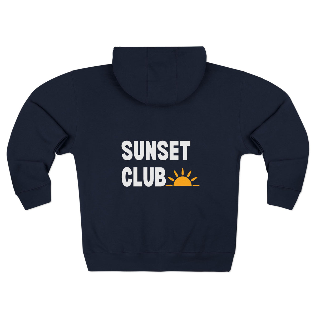 Sunset Club Zip Up Hoodie