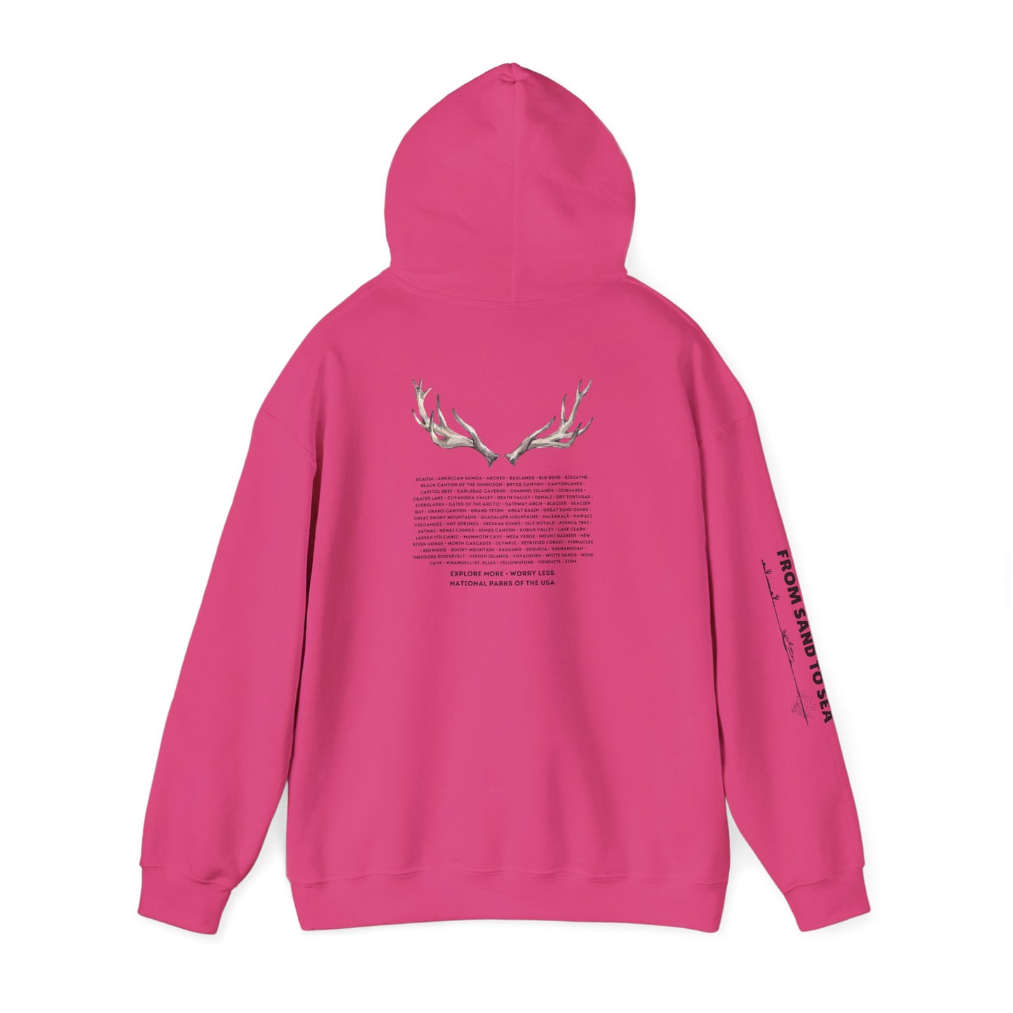 National Parks Hoodie (Black Font)