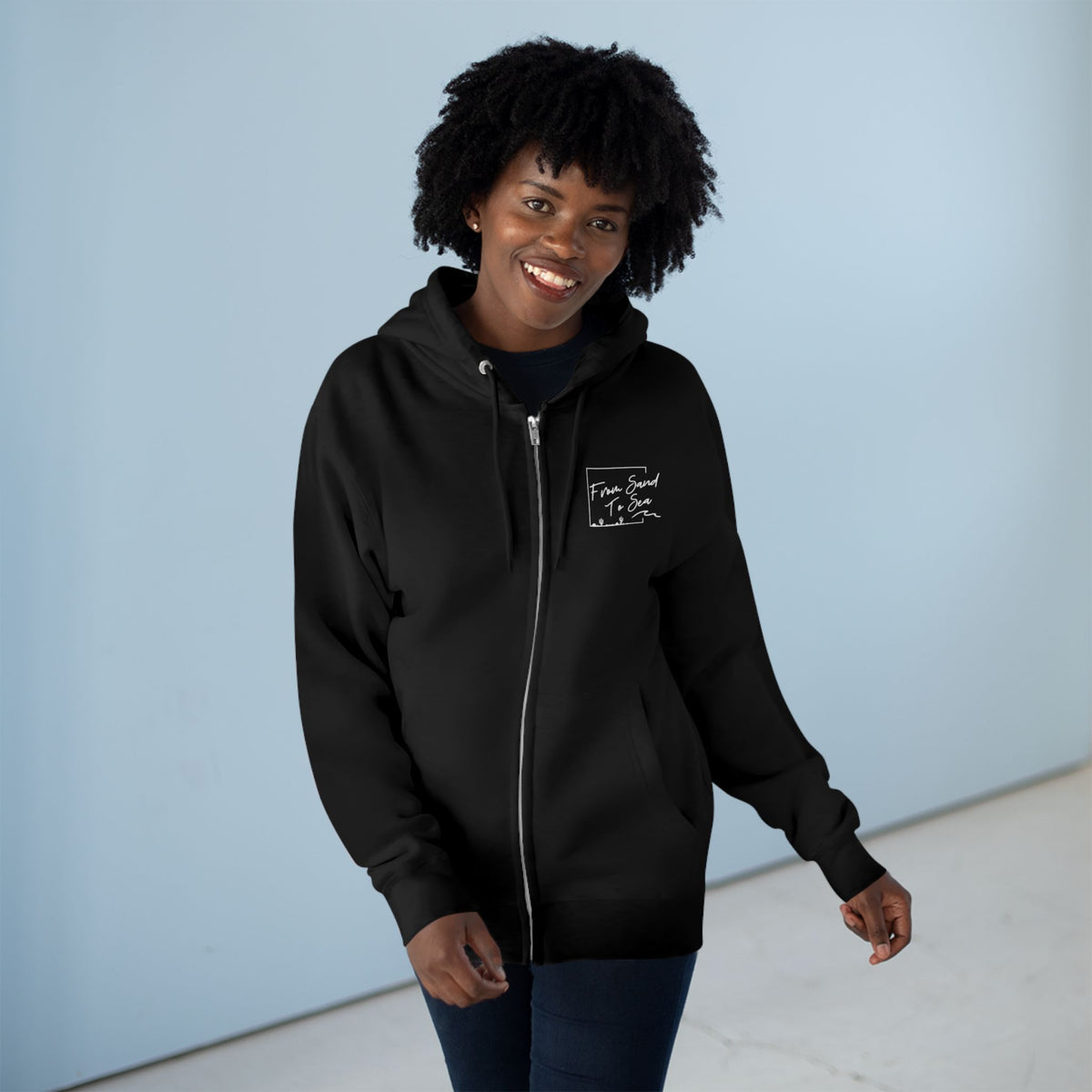 Sunset Club Zip Up Hoodie