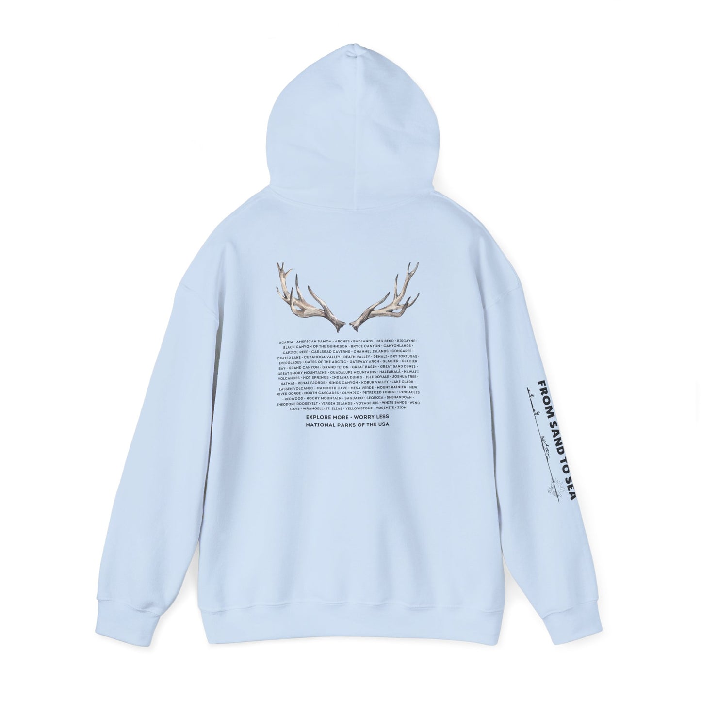 National Parks Hoodie (Black Font)