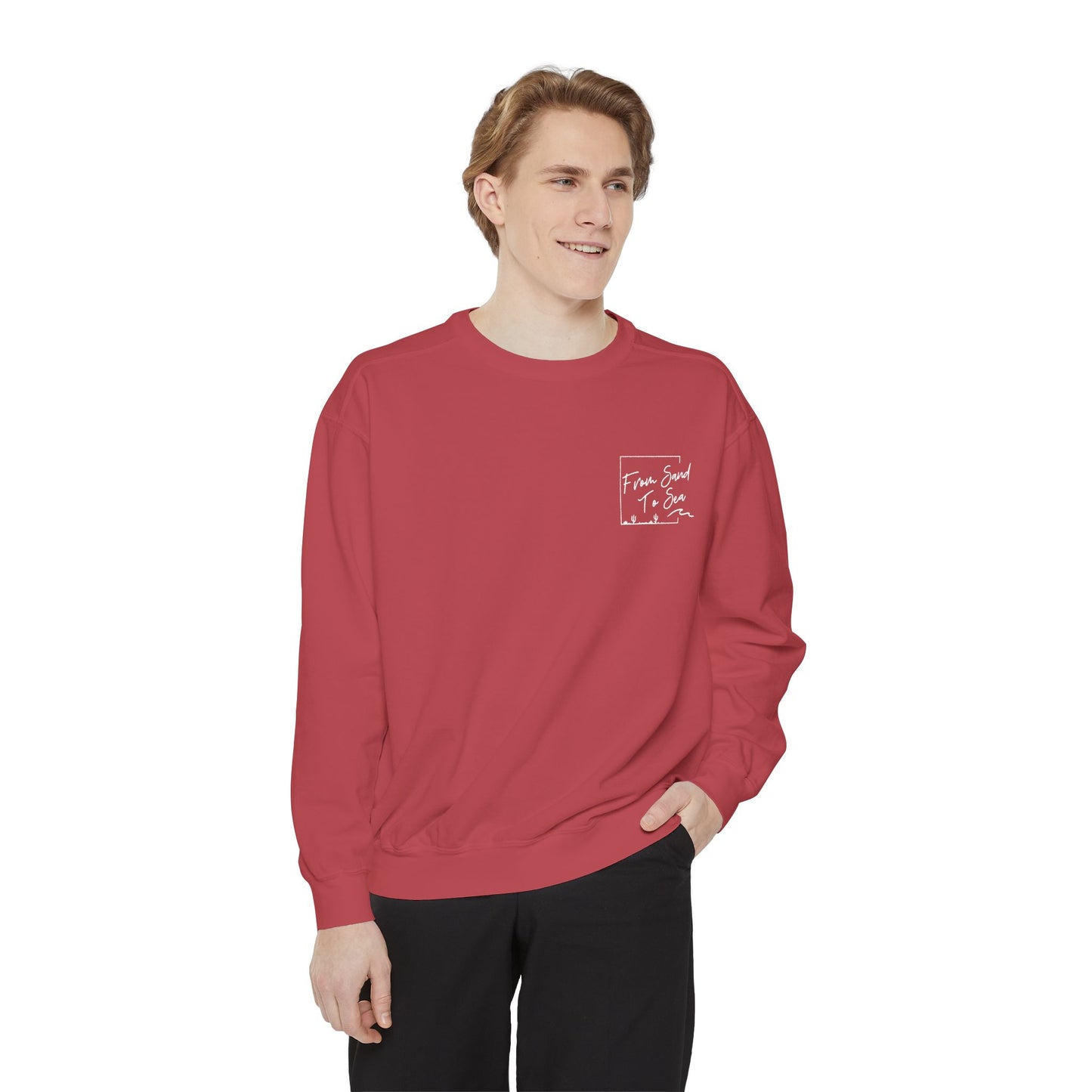 Never Look Back Crew Neck Sweatshirt