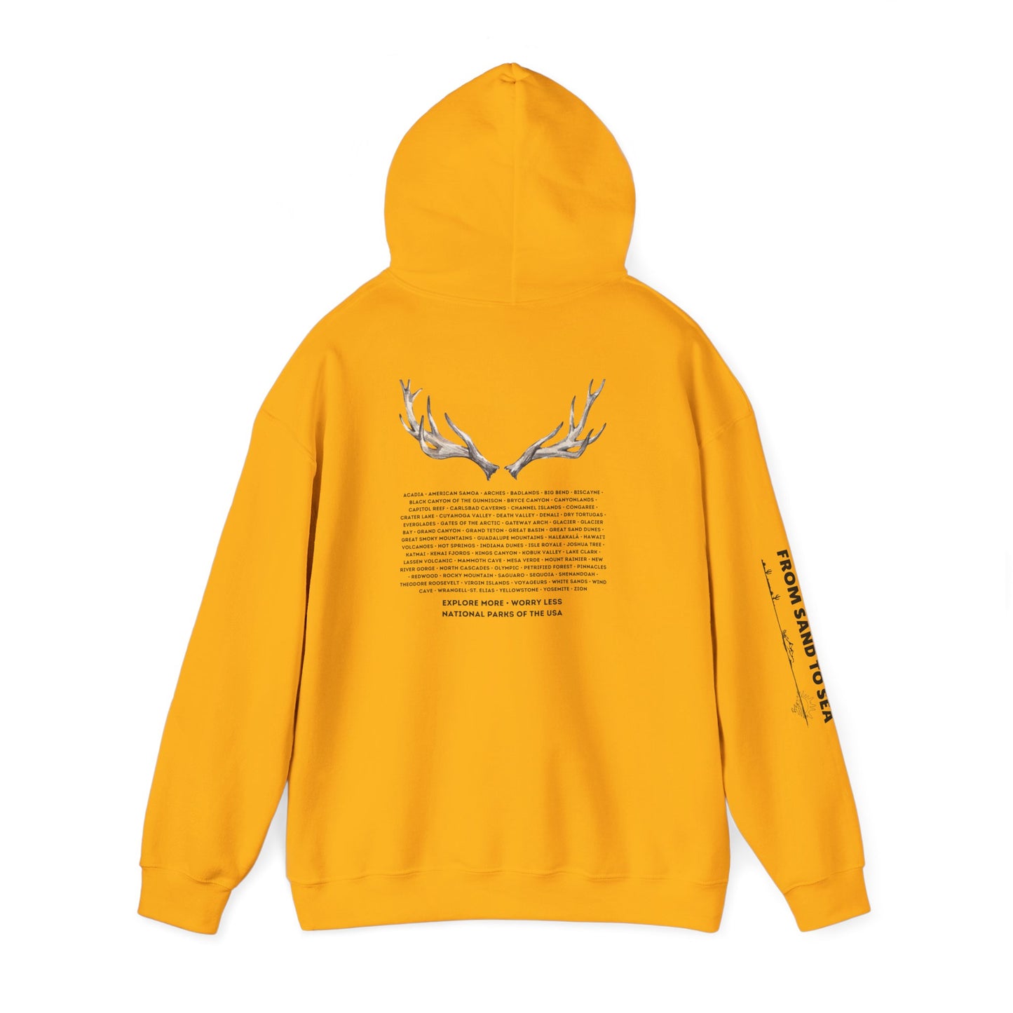 National Parks Hoodie (Black Font)