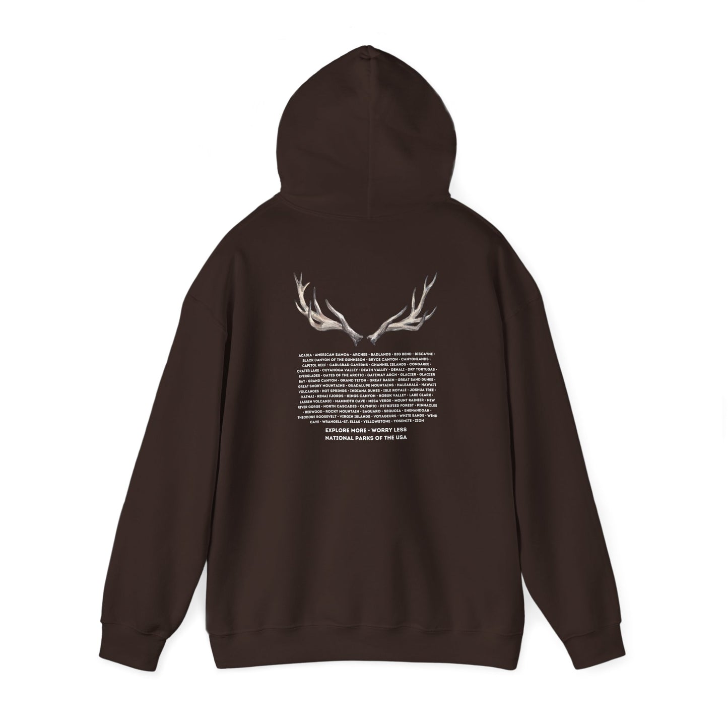 National Parks Hoodie (White Font)