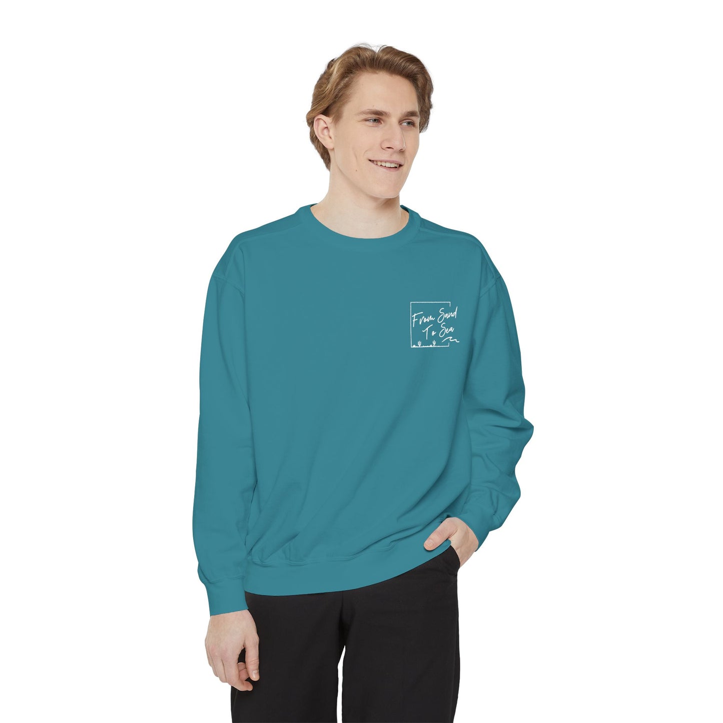 Never Look Back Crew Neck Sweatshirt