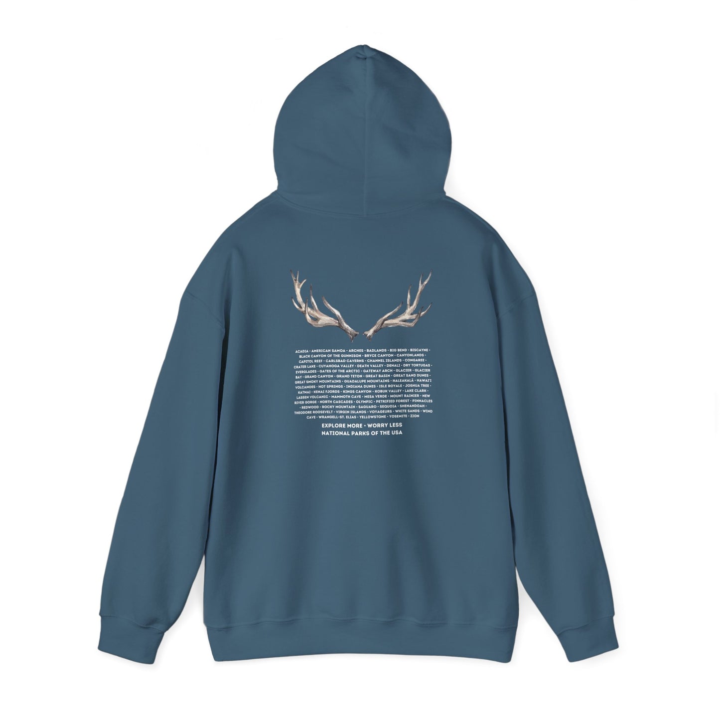 National Parks Hoodie (White Font)