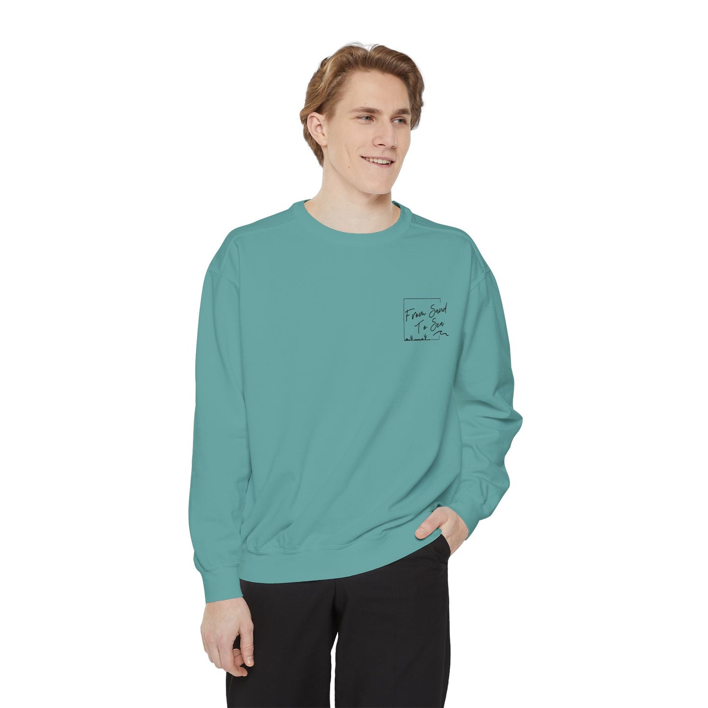 Never Look Back Crew Neck Sweatshirt