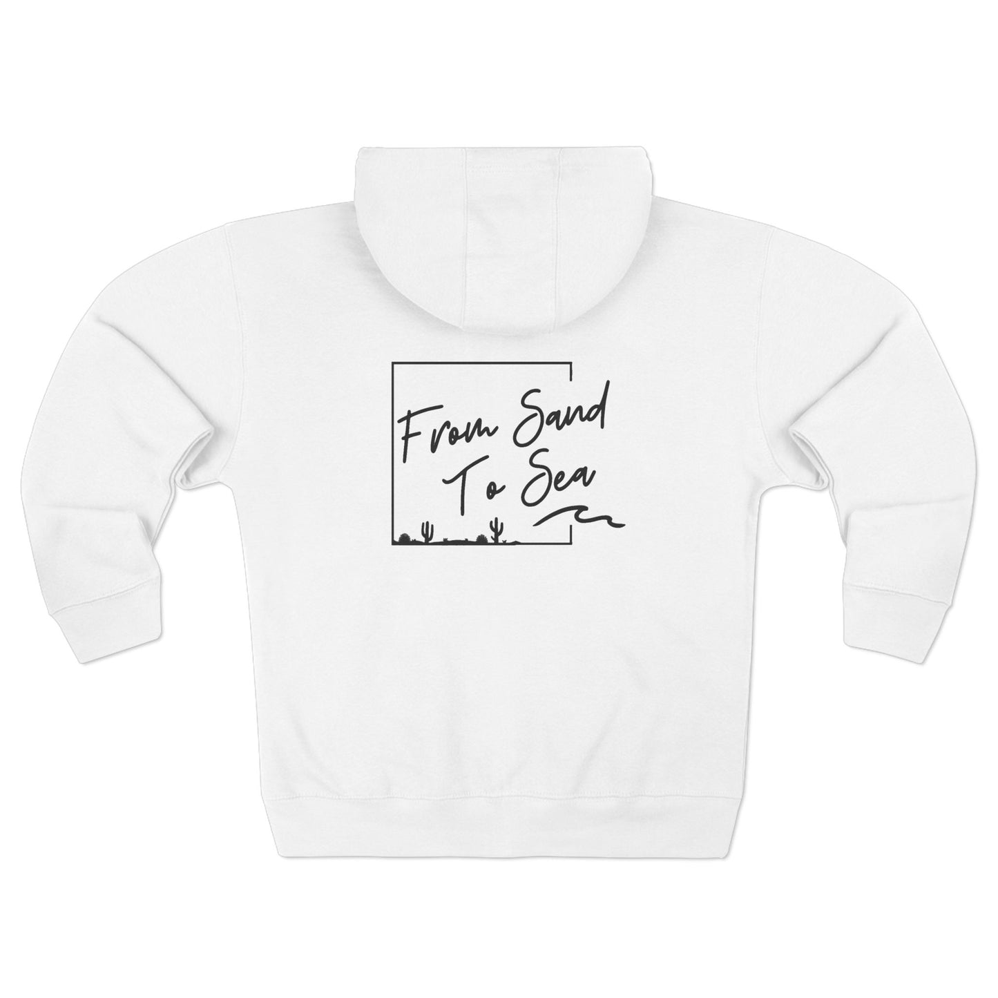 I Exist As I Am Zip Up Sweater