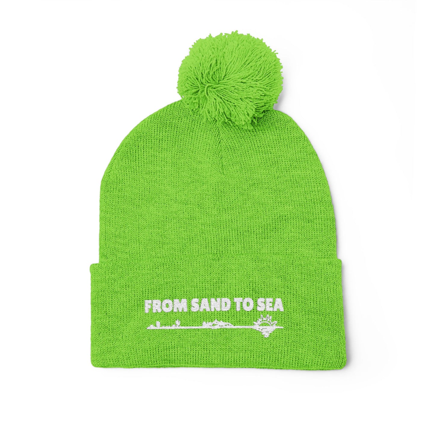 Pom-Pom Knit Beanie