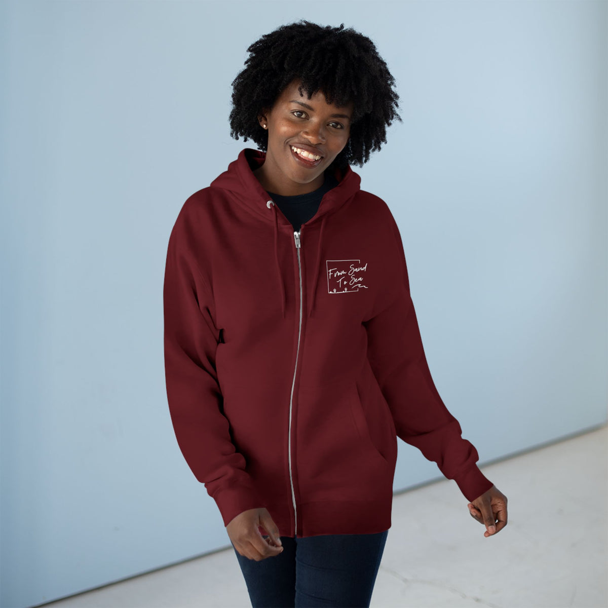 Sunset Club Zip Up Hoodie