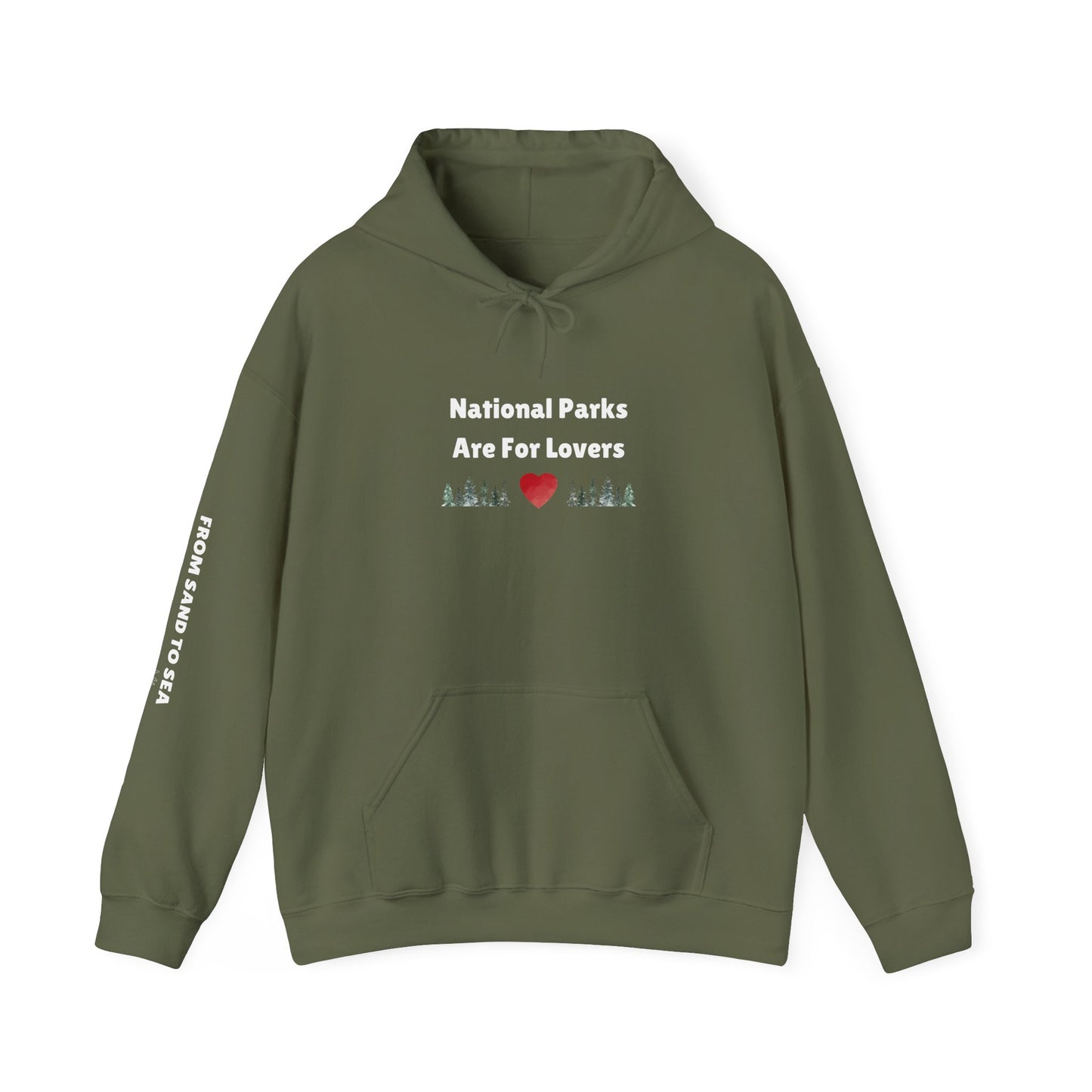 National Parks Hoodie (White Font)