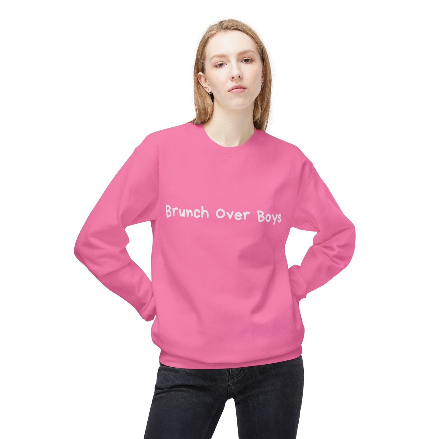 Brunch Over Boys Sweater (White Font)