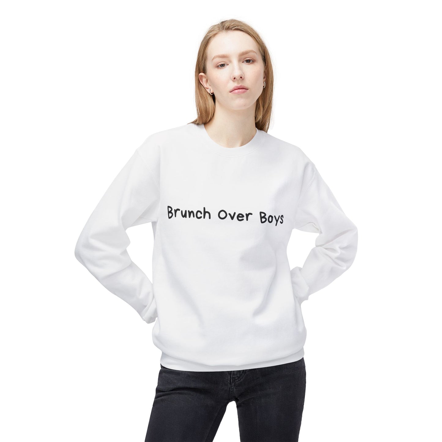 Brunch Over Boys Sweater (Black Font)