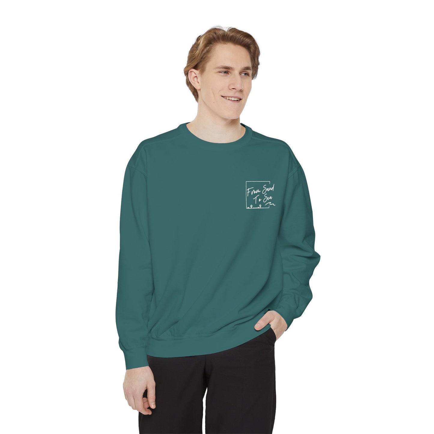 Never Look Back Crew Neck Sweatshirt