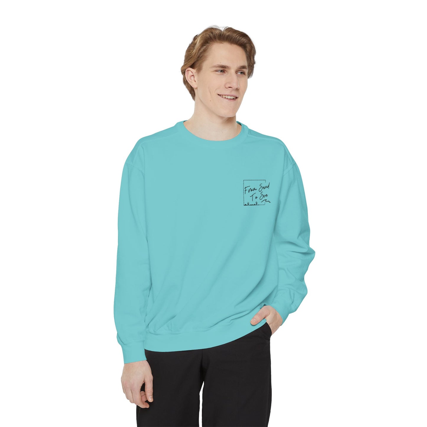 Never Look Back Crew Neck Sweatshirt