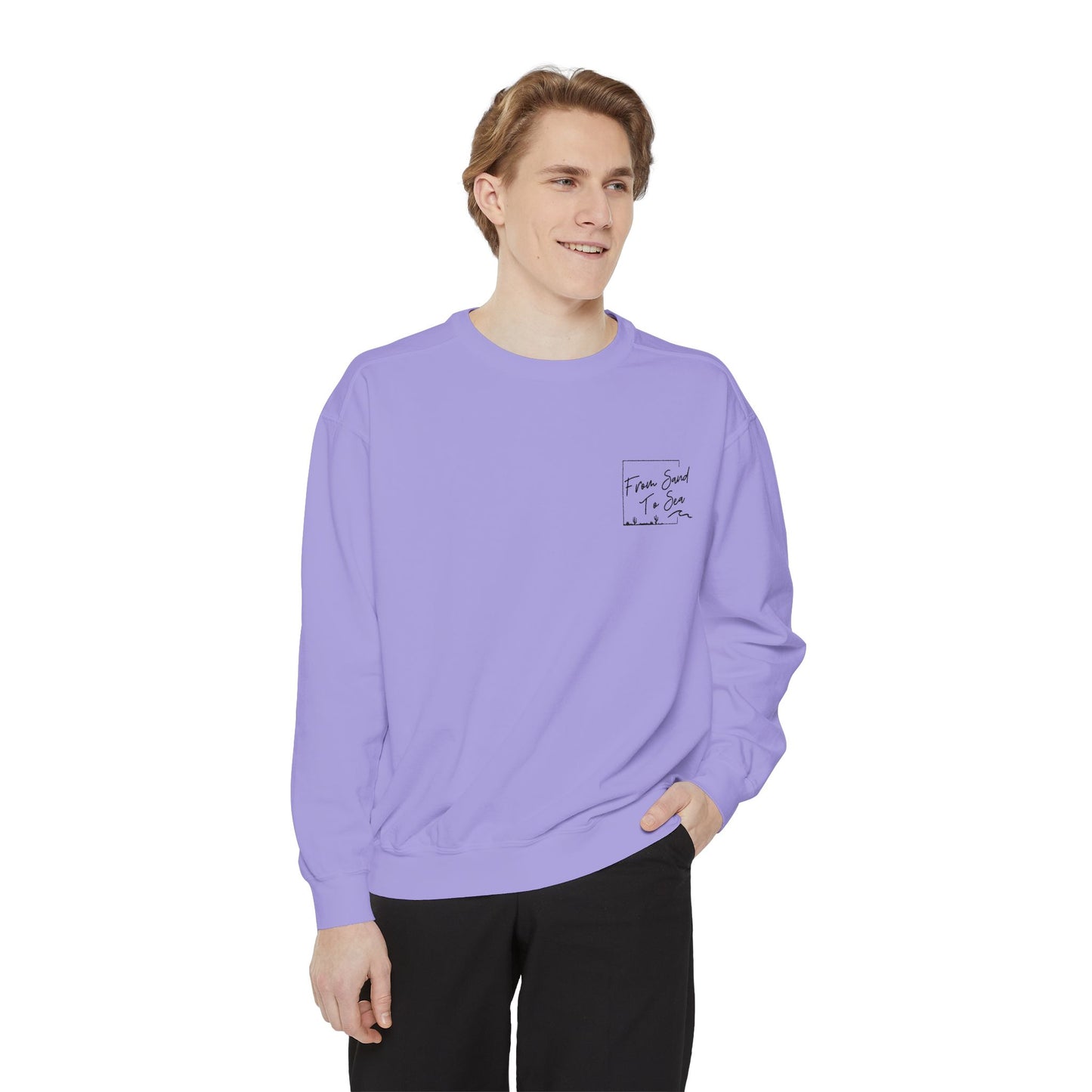 Never Look Back Crew Neck Sweatshirt
